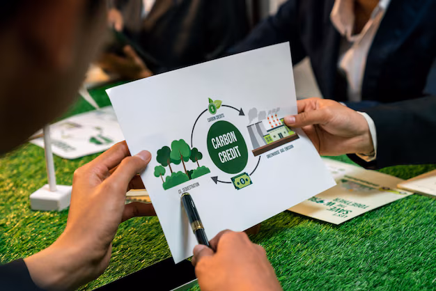 diverse group business people planning alternative energy utilization greener sustainable earth by reducing co2 emission carbon credit with renewable clean energy technology quaint 31965 201289