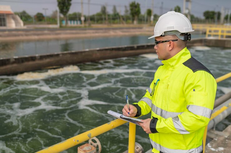 Environmental Baseline Studies environmental engineers work wastewater treatment plantswater supply engineering working water recycling plant reuse 44277 29007